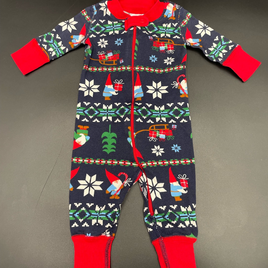 Hanna Andersson 0-6 Months Organic Cotton Gnome Romper
